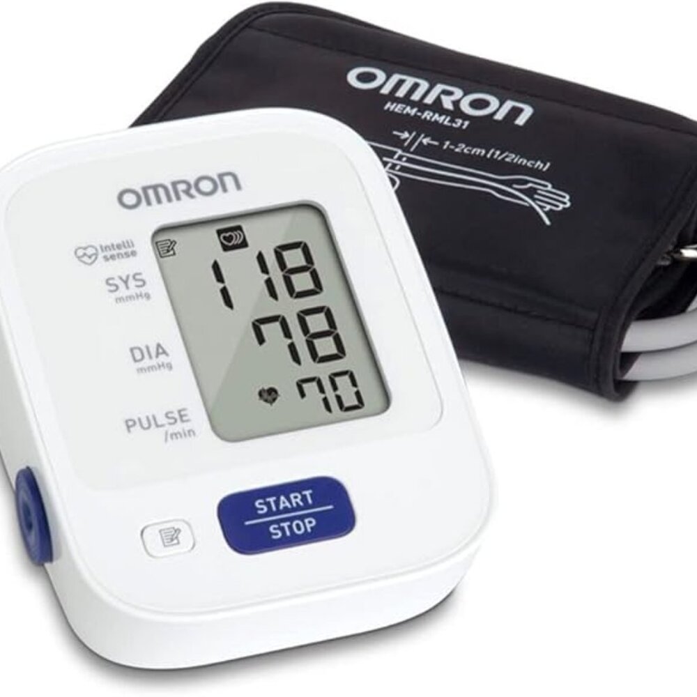 OMRON Bronze Digital Blood Pressure Monitor Upper Arm Cuff